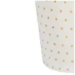 kubeczki papierowe biale w zlote kropki santex 250 ml 10 szt