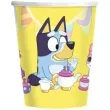 kubeczki papierowe bluey urodzinowa herbatka zolty amscan 266 ml 8 szt