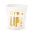 kubeczki papierowe bottoms up bialy partydeco 100 ml 6 szt