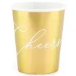 kubeczki papierowe bride to be cheers partydeco 260 ml 6 szt