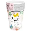 kubeczki papierowe bride to be wieczor panienski rozowy partypal 220 ml 6 szt