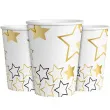 kubeczki papierowe celebrate gwiazdki bialy 200 ml 8 szt