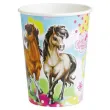 kubeczki papierowe charming horses 2 266 ml 8 szt