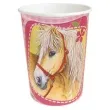 kubeczki papierowe charming horses 266 ml 8 szt