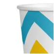 kubeczki papierowe chevron zygzaki amscan 250 ml 8 szt