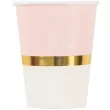 kubeczki papierowe chic pink givi italia 250 ml 8 szt