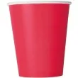kubeczki papierowe classic czerwone unique 270 ml 14 szt