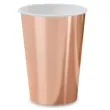 kubeczki papierowe classic metalic viper rozowe zloto 225 ml 10 szt