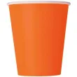 kubeczki papierowe classic pomaranczowe unique 270 ml 8 szt