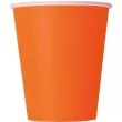 kubeczki papierowe classic unique pomaranczowe 266 ml 8 szt