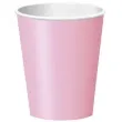 kubeczki papierowe classic xl rozowe 355 ml 10 szt