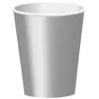 kubeczki papierowe classic xl srebrne 355 ml 10 szt