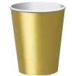 kubeczki papierowe classic xl zlote 355 ml 10 szt