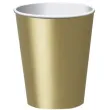 kubeczki papierowe classic xl zlote folat 350 ml 8 szt