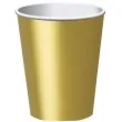 kubeczki papierowe classic zlote 266 ml 8 szt