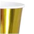 kubeczki papierowe classic zlote dekoracjepolska 255 ml 10 szt