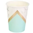 kubeczki papierowe colour block mint neviti 230 ml 8 szt