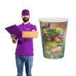 kubeczki papierowe dinozaury tyranozaur 270 ml santex 10 szt