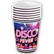 kubeczki papierowe disco fever lata 80 guirca 240 ml 6 szt