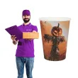 kubeczki papierowe dynia halloween santex 270 ml 10 szt