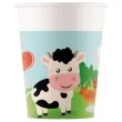 kubeczki papierowe farma zwierzeta procos 200 ml 8 szt