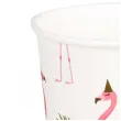 kubeczki papierowe flamingi hawajskie boland 250 ml 6 szt