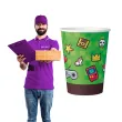 kubeczki papierowe gaming party godan 200 ml 6 szt