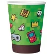 kubeczki papierowe gaming party godan 200 ml 6 szt