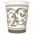 kubeczki papierowe gold ornament rokoko zlote maki 250 ml 8 szt