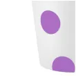 kubeczki papierowe groszki lawendowe godan 250 ml 6 szt