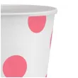 kubeczki papierowe groszki rozowe godan 250 ml 6 szt