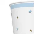 kubeczki papierowe gwiazdki blekitno zlote maki 250 ml 8 szt