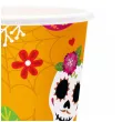 kubeczki papierowe halloween dia de los muertos partypal 220ml 6szt