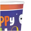 kubeczki papierowe halloween friends kolorowe amscan 266 ml 8 szt