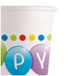 kubeczki papierowe happy birthday balon procos 200 ml 8 szt