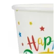 kubeczki papierowe happy birthday czakos 180 ml 6 szt