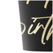 kubeczki papierowe happy birthday czarno bialy procos 200 ml 8 szt
