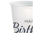 kubeczki papierowe happy birthday eleganckie balony bialy godan 250 ml 6 szt