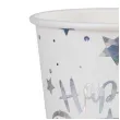 kubeczki papierowe happy birthday holo czakos 180 ml 6 szt