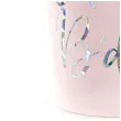 kubeczki papierowe happy birthday holo rozowe pudrowe partydeco 220 ml 6 szt