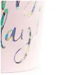 kubeczki papierowe happy birthday holo rozowe pudrowe partydeco 220 ml 6 szt