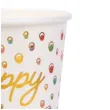 kubeczki papierowe happy kropki santex 270 ml 10 szt