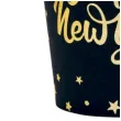 kubeczki papierowe happy new year czarne partypal 230 ml 6 szt