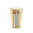 kubeczki papierowe happy new year zlote partydeco 220 ml 6 szt