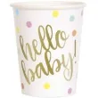 kubeczki papierowe hello baby unique 266 ml 8 szt