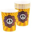kubeczki papierowe hipis hippie boland 250 ml 6 szt