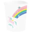 kubeczki papierowe jednorozce i tecza partypal 6 szt 230 ml