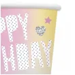 kubeczki papierowe jednorozec happy birthday unique 266 ml 8 szt
