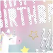 kubeczki papierowe jednorozec happy birthday unique 266 ml 8 szt