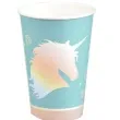 kubeczki papierowe jednorozec turkusowe arpex 200 ml 8 szt